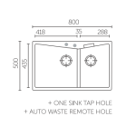 Carysil CGDB-3220-Nera 昇盤 (Nera, 黑色)